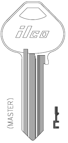 Ilco A1011PZ Russwin Key Blank