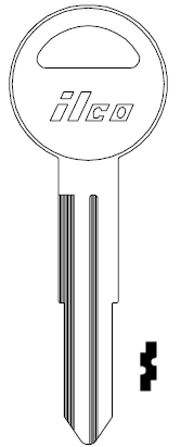 Ilco X215 Honda Key Blank HD104