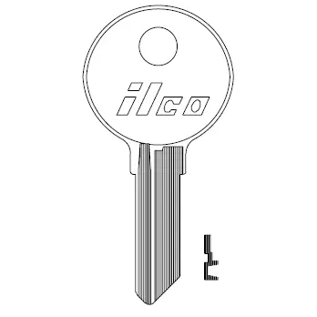 [1069FL] Ilco 1069FL Key Blank RO4