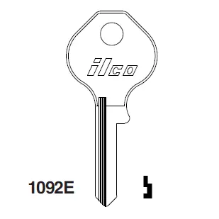 Ilco 1092E Master Lock Key Blank M9