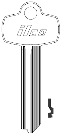Ilco A1114R Best Key Blank