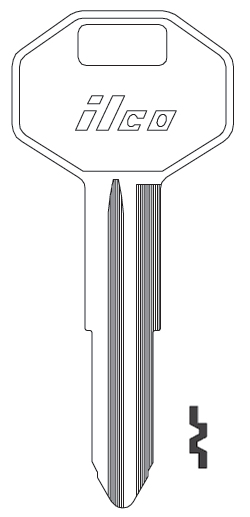 Ilco X176 Mitsubishi Key Blank MIT1