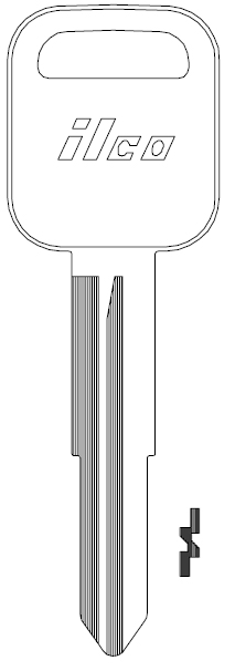 Ilco X198 Key Blank B74