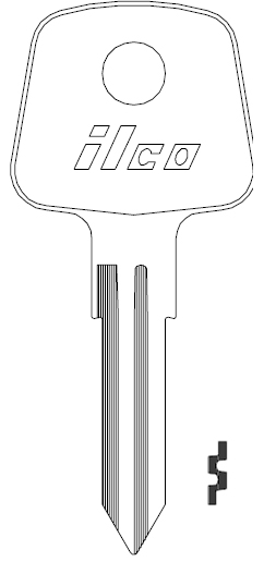Ilco X51 Audi/Honda/Jaguar Key Blank AA2