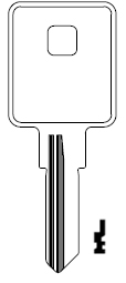 Ilco 1601 Trimark Key Blank TM1