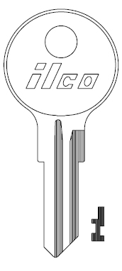 Ilco 1043J Key Blank IL11