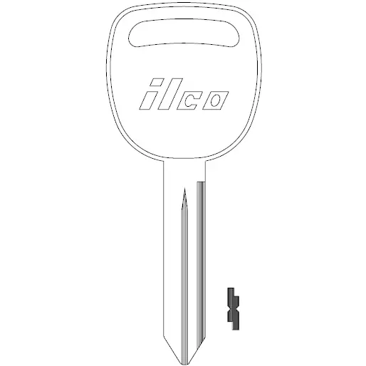 P1113 Ilco GMC Key Blank – B102
