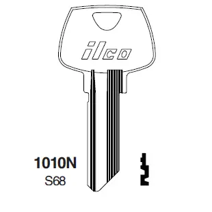 1010N Sargent Key Blank – S68