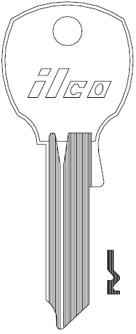 Ilco 1069LB Key Blank NA12