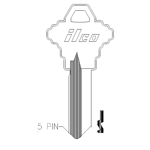 SC1-NP Schlage Key Blank – 100C-NP
