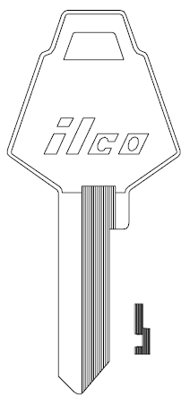 Ilco 1180S Key Blank  XL7 
