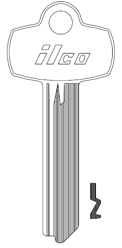 Ilco A1114A Best Key Blank 