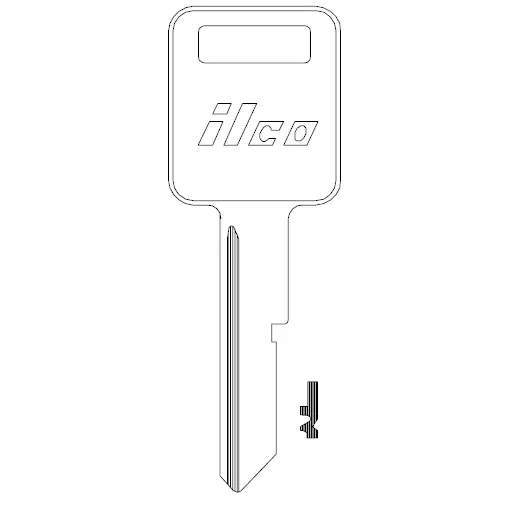 P1098J Ilco GMC Key Blank – B46