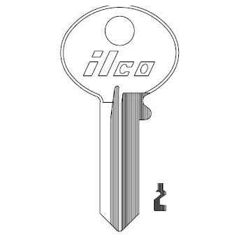 R1003M Ilco Hudson Key Blank – HL2