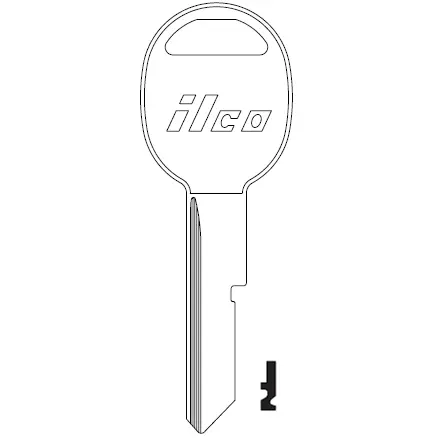 S1098B Ilco GMC Key Blank – B49