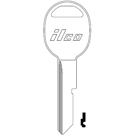 [S1098D] Ilco S1098D GMC Key Blank B51