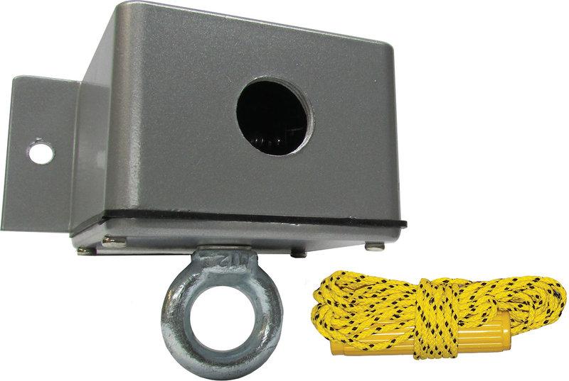 Camden Ceiling/Wall Pull Switch with 360 degree rotating arm and pivoting cam. SPST Momentary, 15 A @ 240 VAC, NEMA 4