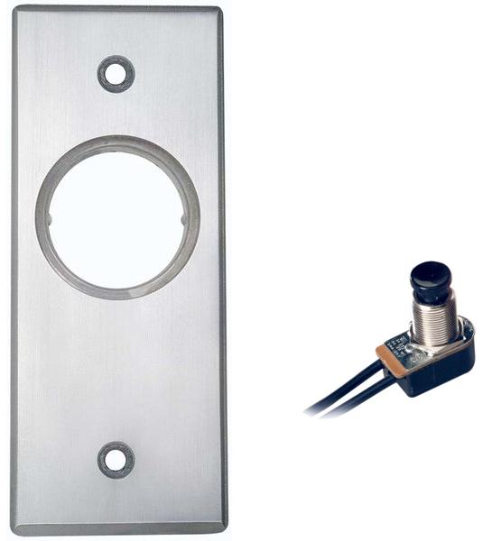 Camden CM-2020 Narrow Key Switch Cast Aluminum Key Switch, SPDT Momentary