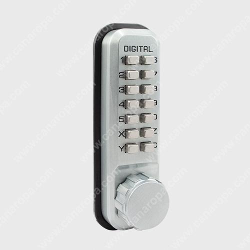 Digital Lock Deadbolt model, surface mounted, 11⁄8″ (28 mm) backset Model Satin Chrome