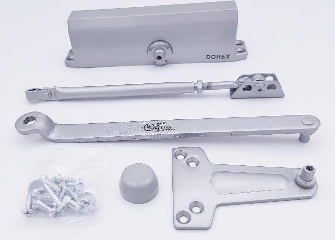 Dorex 754AL Door Closer #4 Power Aluminum Finish