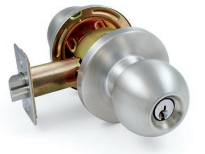 [TL82BC32D] Dorex TL82BC32D Grade 2 Institution Knobset Satin Stainless Steel