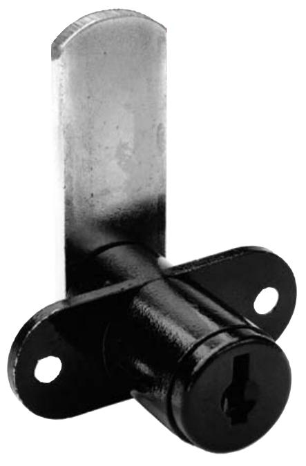 180° Cam Lock Removable Core - 11/16" Dia. (17 mm)  Dull Black