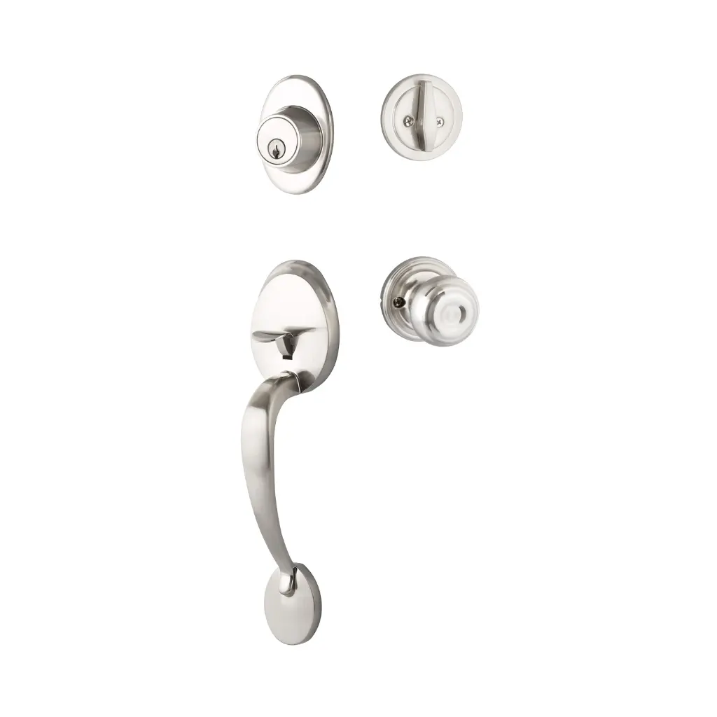 Yale YMGR44LTNUS15 Maguire Single Cylinder Entry Set Lewiston Knob Satin Nickel