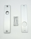 Spartan MP04-SC-STD Mortise Cylinder Guard  Aluminum Finish