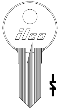 Ilco S1042Z Key Blank IL210