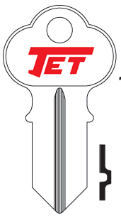 Jet CG4 Key Blank 1041GR
