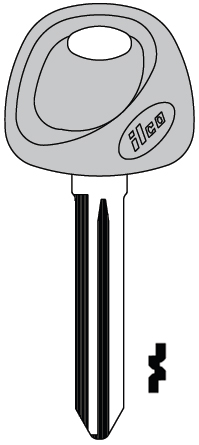 Jet KK8-P Kia Key Blank  