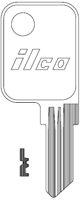 Ilco1598 Haworth Key Blank HK2