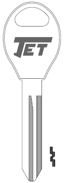 Jet X237 Nissan Key Blank DA34