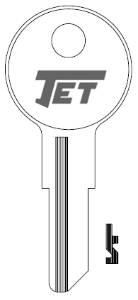 Jet 1043D Illinois Key Blank L260