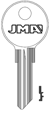 JMA 100AM Chicago Key Blank K100M