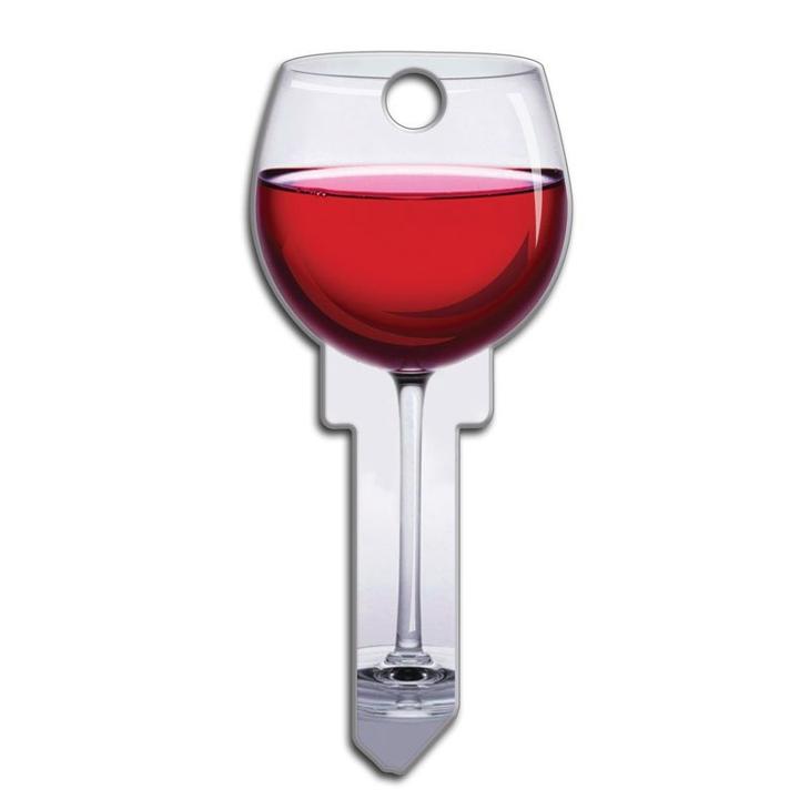 Red Wine Key Shape SC1 Keyway