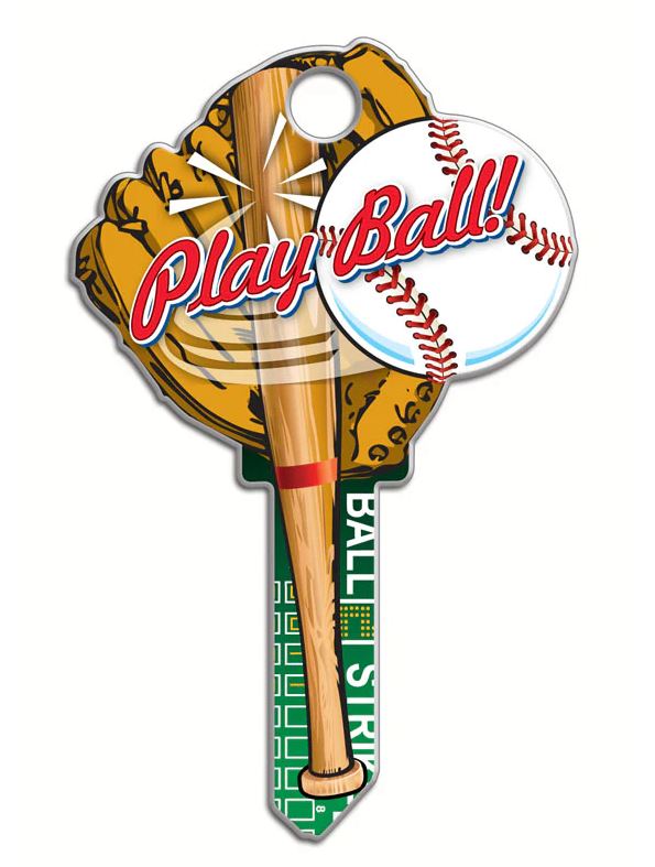 [B120W] Lucky Line B120W Baseball Key Shape WR5 WR3 Keyway