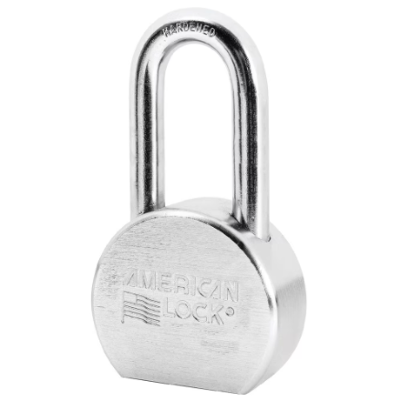 Padlock A700KA 27234 Steel 2.5In Dia Chrome Plated