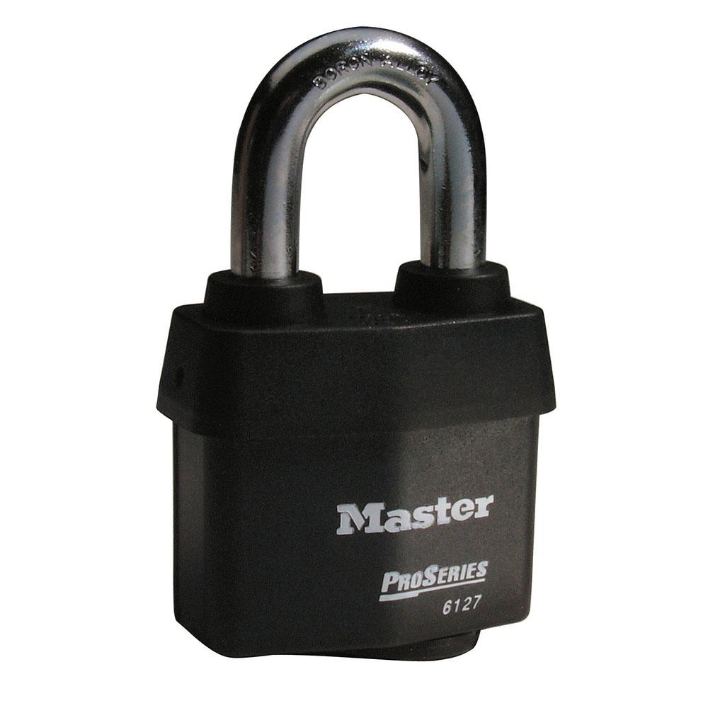 Master Lock 6127KA 2-5/8" (67mm) Wide ProSeries® Weather Tough® Laminated Steel Rekeyable Pin Tumbler Padlock, Keyed Alike w/ 18G307 Keyway
