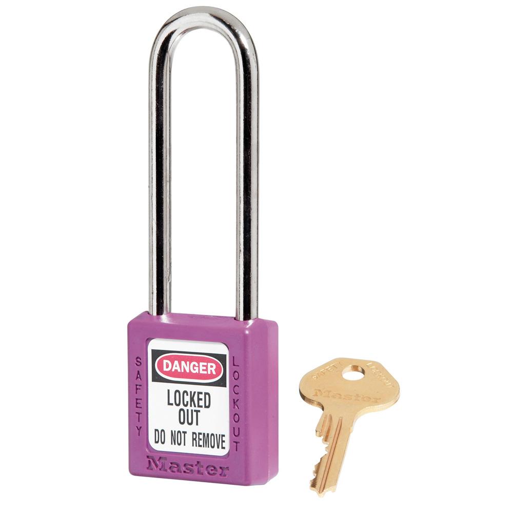 Master Lock 410LTPRP Purple Zenex™ Thermoplastic Safety Padlock
