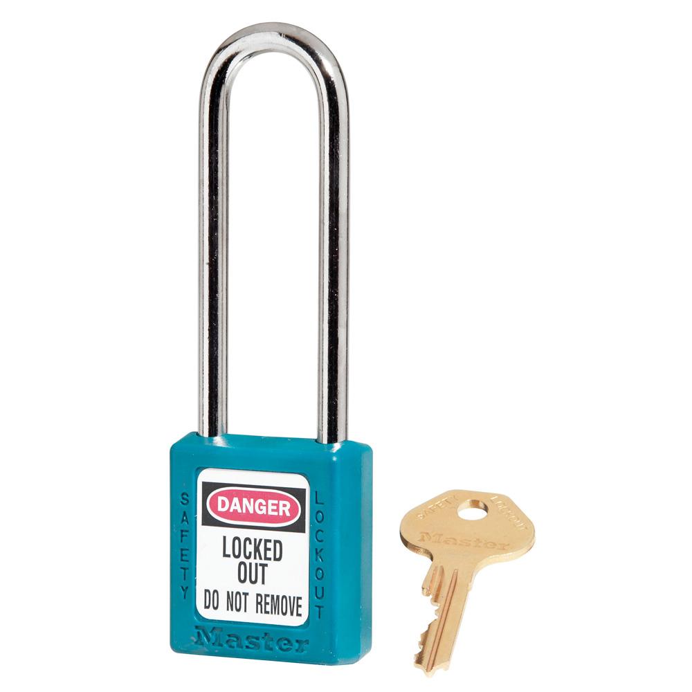 Master Lock 410LTTEAL Teal Zenex™ Thermoplastic Safety Padlock