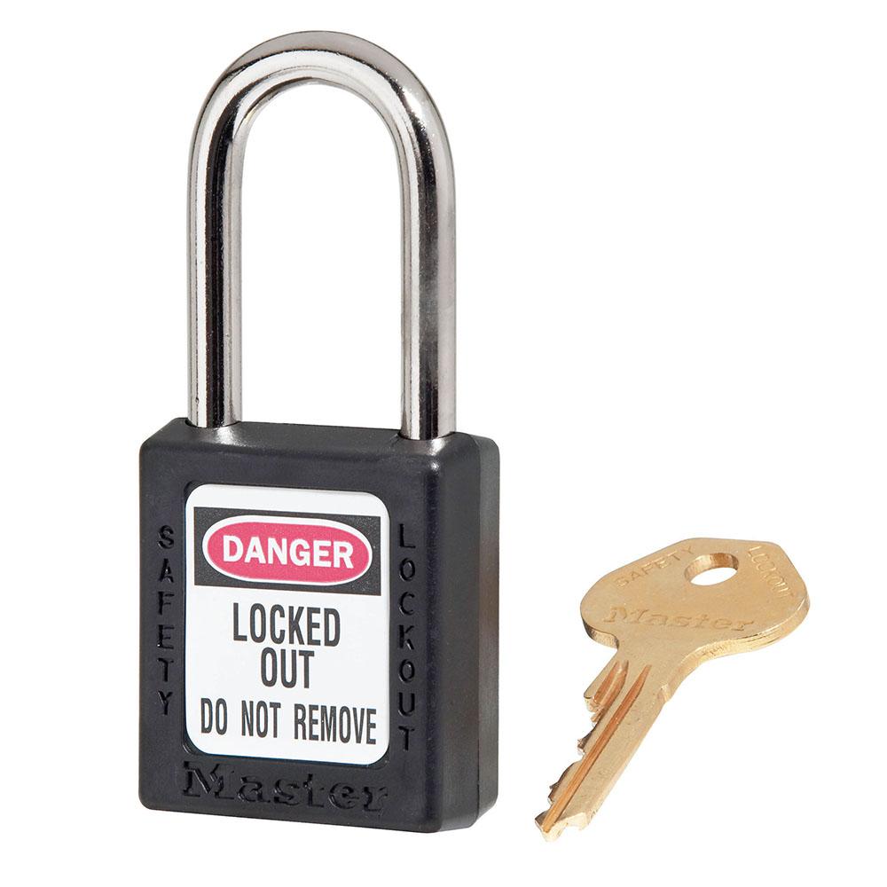 Master Lock Lightweight Safety Lockout - Thermoplastic Black KD
