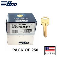 Ilco WR5-BR Weiser Brass Key Blank 