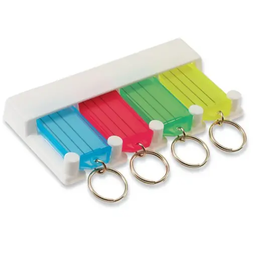[60540] Lucky Line 60540 - 4 Key Tag Rack,1 per card
