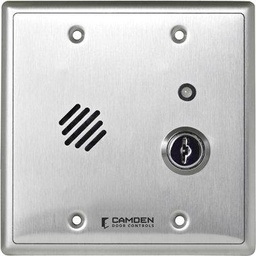 [CX-DA401] Camden Door alarm, with relays, timers, reset key and tamper, double gang,12/24V AC/DC