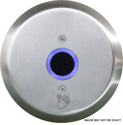 [CM-331/40R-SGLR] Camden Sure-Wave Switch, 6" Round, Hand Icon,Single Gang Light Ring