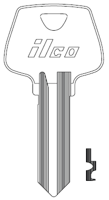 [1010U] Ilco 1010U Sargent Key Blank