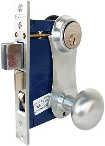 [21AC/26D-W RHR] Marks USA 21AC/26D-W-RHR Mortise Lock (D-Cyl)  Entrance knobset 26D