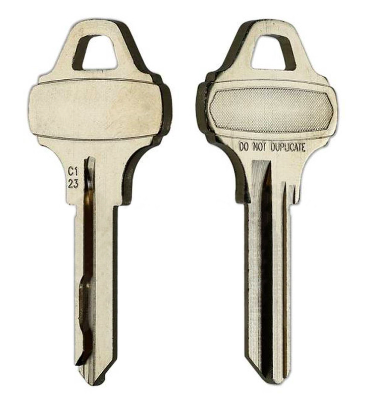 [KB SC123 BR] General Lock Everest C123 Key Blanks