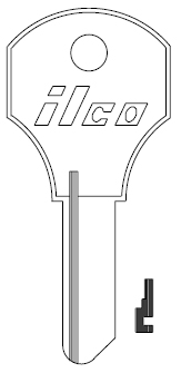 [1000C CO63] Ilco 1000X Key Blank CO63